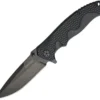 Kershaw Black Linerlock A/O Assisted Plain Stainless Folding Pocket Knife 1338B