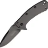 Kershaw Cryo Hinderer Black Speed Assisted Open Folding Knife 1555BLK