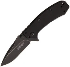 Kershaw Cryo Blackwash Framelock G10 Assisted A/O Flipper Folding Knife 1555G10BW