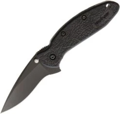 Kershaw Scallion Black Ti-nitride Finish A/O Blade Folding Pocket Knife 1620B