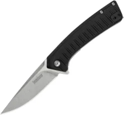 Kershaw Entropy Linerlock A/O Blade Black Nylon Handle Folding Knife EDC 1885