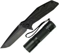 Kershaw Brawler Linerlock A/O Knife & CREE LED Flashlight Pack 1990KITX