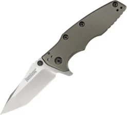Kershaw Shield Framelock A/O Tanto Blade Titanium Coated Folding Knife EDC 3920