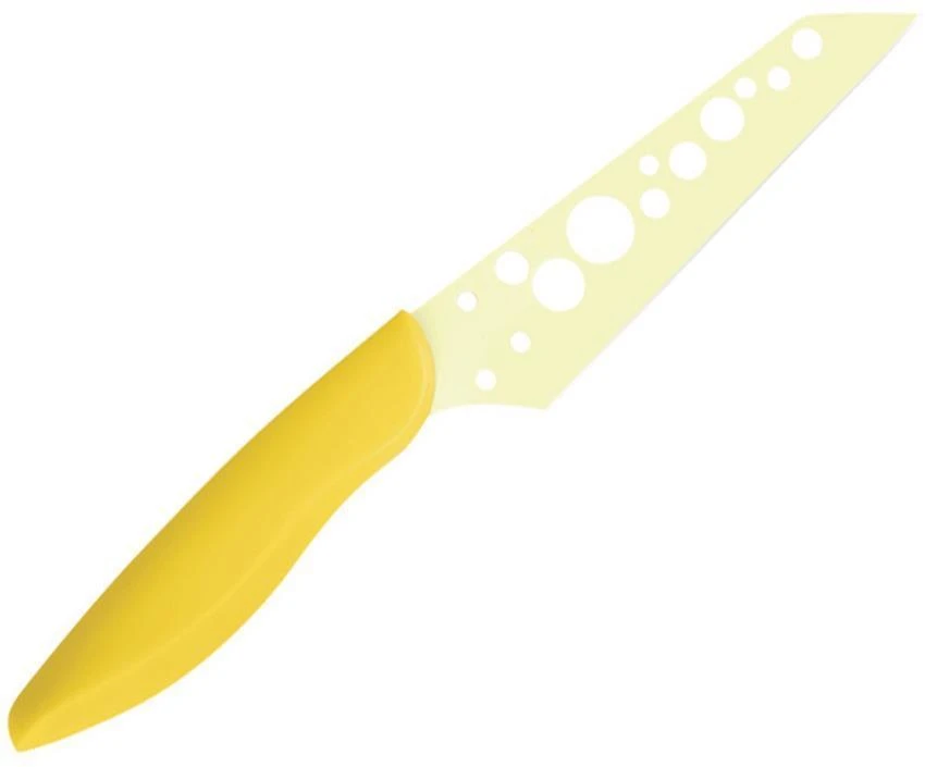 Kershaw Pure Komachi 2 Series Yellow Kitchen Fixed Steel Blade Cheese Knife 5073