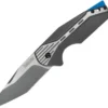 Kershaw Malt Framelock A/O Blade Gray Stainless Folding Knife W/ Opener EDC 5520