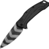 Kershaw Link Knife Linerlock A/O Black Aluminum Folding Tiger 20CV 1776TS20CV