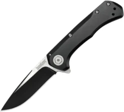 Kershaw Showtime Framelock A/O Blade Black Oxide Handle Folding Knife EDC 1955