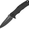 Kershaw RJ Martin Linerlock Tactical A/O Blade Black Handle Folding Knife 1987
