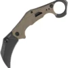 Kershaw Outlier Linerlock A/O Tan GFN Folding 8Cr13MoV Pocket Knife 2064TANBW