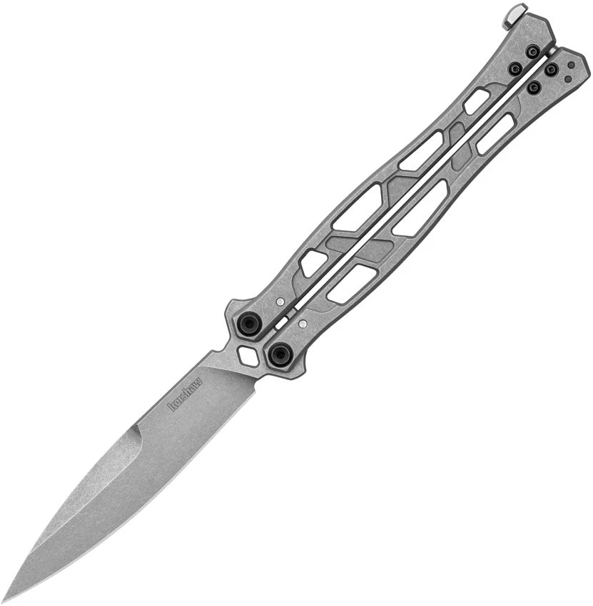 Kershaw Moonsault Balisong Stainless Spear Pt 14C28N Sandvik Butterfly Knife 5050