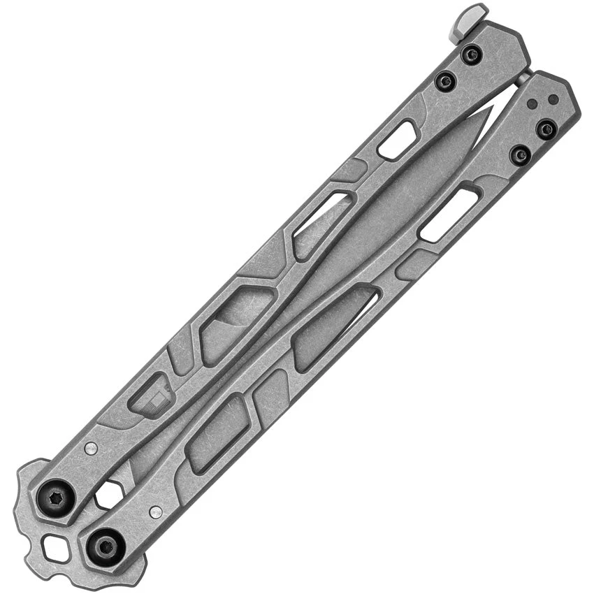 Kershaw Moonsault Balisong Stainless Spear Pt 14C28N Sandvik Butterfly Knife 5050 - Image 2