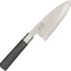 Kershaw Fixed Daido Blade Kitchen Japanese Wasabi Black Series Deba Knife 6715D