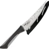 Kershaw 6" Fixed Partially Serrated Carbon Blade Kitchen Luna Utility Knife 7061