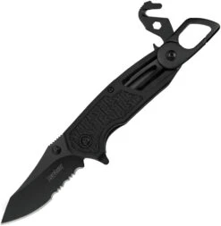 Kershaw Funxion EMT Linerlock A/O Black Belt Cutter Folding Knife 8100