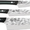 Kershaw 3pc Professional Chef Paring & Utility Kitchen Knives Set HTS0370