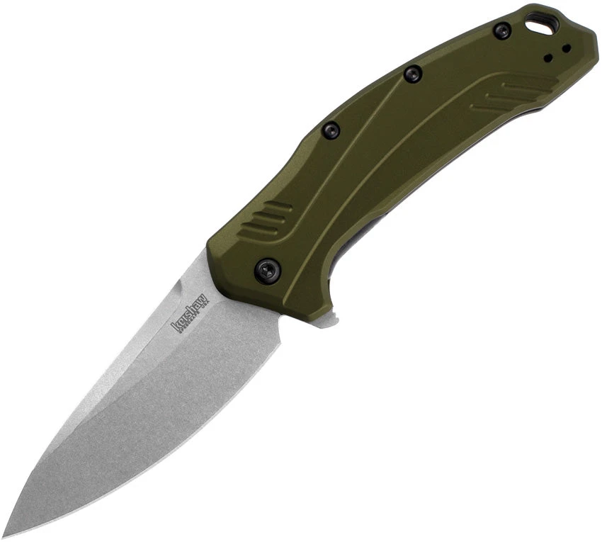 Kershaw Link Linerlock A/O Factory Second OD Green Folding 20CV Knife X1776OLSWB