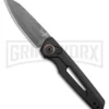 Kershaw Launch 11 Black Aluminum Automatic Knife - Damascus Plain
