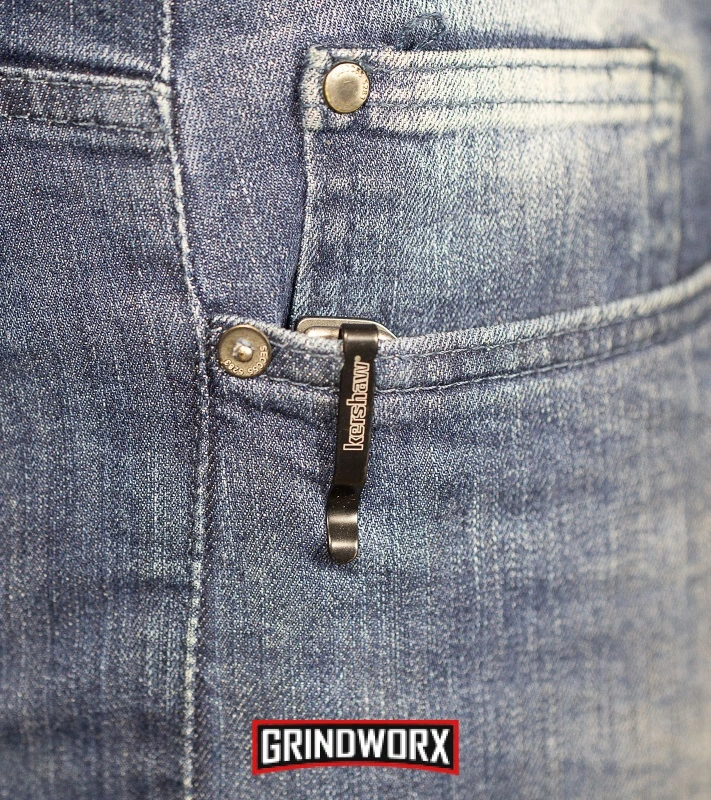 Kershaw Cryo Flipper Assisted Opening Knife - Gray Plain - Image 4