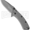 Kershaw Cryo Flipper Assisted Opening Knife - Gray Plain