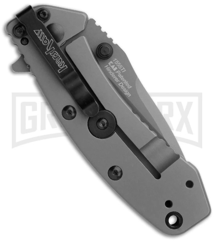 Kershaw Cryo Flipper Assisted Opening Knife - Gray Plain - Image 2