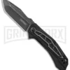 Kershaw Black GFN Flatbed Spring Assisted Knife - Black Stonewash Plain