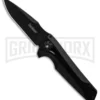 Kershaw Flythrough Frame Lock Knife Black Drop Point