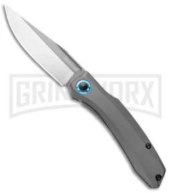 Kershaw Highball Frame Lock Knife Gray Stainless Steel Satin D2