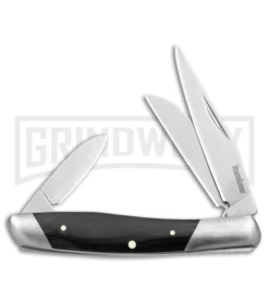 Kershaw Iredale Black Micarta Slip Joint Knife - Satin Plain