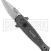 Kershaw Launch 12 CA Legal Black Automatic Knife - Stonewash Plain