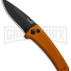Kershaw Launch 3 Bronze Aluminum Automatic Knife - Black Plain