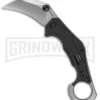 Kershaw Outlier Black GRN Assisted Folding Karambit - Stonewash Plain