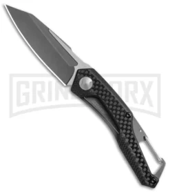 Kershaw Reverb Frame Lock 2.5" Knife Carabiner Carbon Fiber/G-10 Two-Tone
