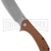 Kershaw Static Cleaver Brown Micarta Liner Lock Knife SW D2