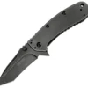Kershaw Cryo II Tanto Blackwash Stainless Assisted Opening Knife 1556TBW