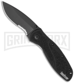 Kershaw Blur Black Assisted Opening Knife Knife - Black Serr