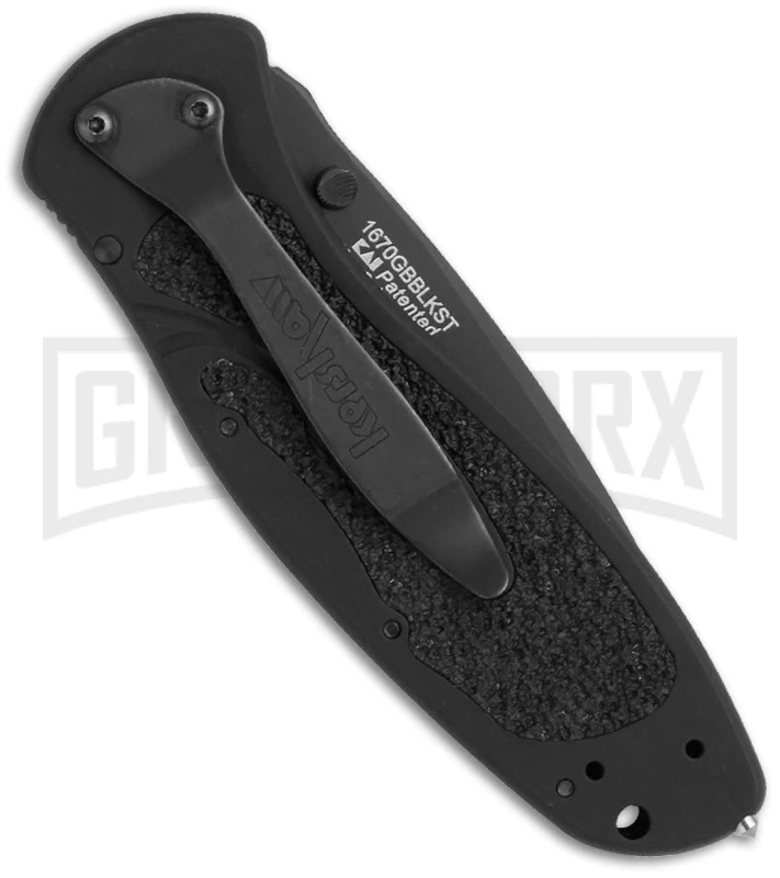 Kershaw Blur Black Assisted Opening Knife Knife - Black Serr - Image 2