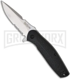 Kershaw Burst Assisted Opening Knife - Stonewash Serr