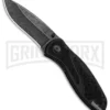 Kershaw Blur Black Assisted Opening Knife - BlackWash Plain