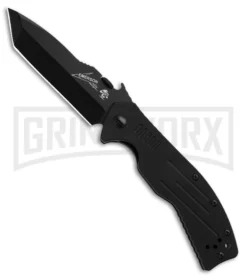 Kershaw Emerson CQC-8K Tanto Liner Lock Knife - Black Plain