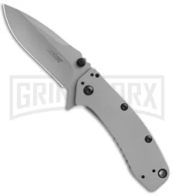 Kershaw Cryo II Assisted Opening Knife - Bead Blast Plain