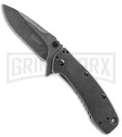 Kershaw Cryo II Assisted Opening Knife - BlackWash Plain