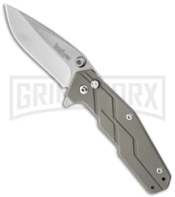 Kershaw Dimension Titanium Assisted Opening Knife - Stonewash Plain