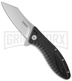 Kershaw Grinder Spring Assisted Knife - Bead Blast Plain