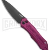 Kershaw Launch 6 Purple Automatic Knife - Black Plain