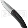 Kershaw Launch 2 Black Aluminum Automatic Knife - Stonewash Plain