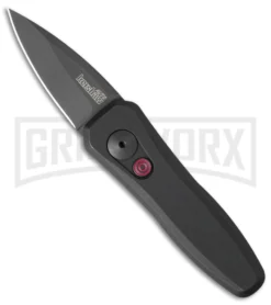 Kershaw Launch 4 Black Automatic Knife CA Legal - Black Plain