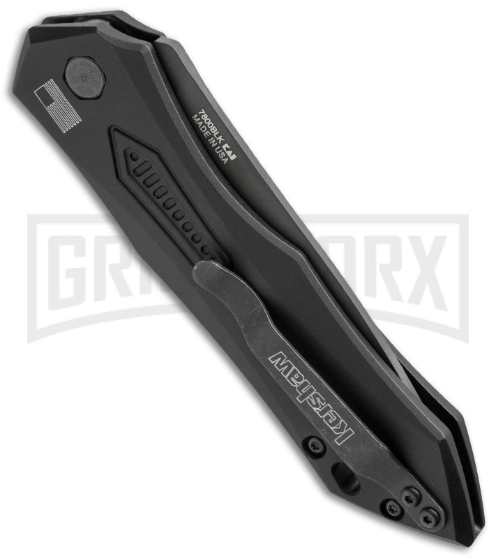 Kershaw Launch 6 Automatic Knife - Black Plain - Image 3