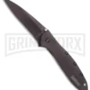 Kershaw Leek Brown Assisted Opening Knife - Brown Plain