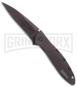 Kershaw Leek Brown Assisted Opening Knife - Brown Plain