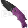 Kershaw Shuffle Liner Lock Knife Purple - BlackWash Drop Point